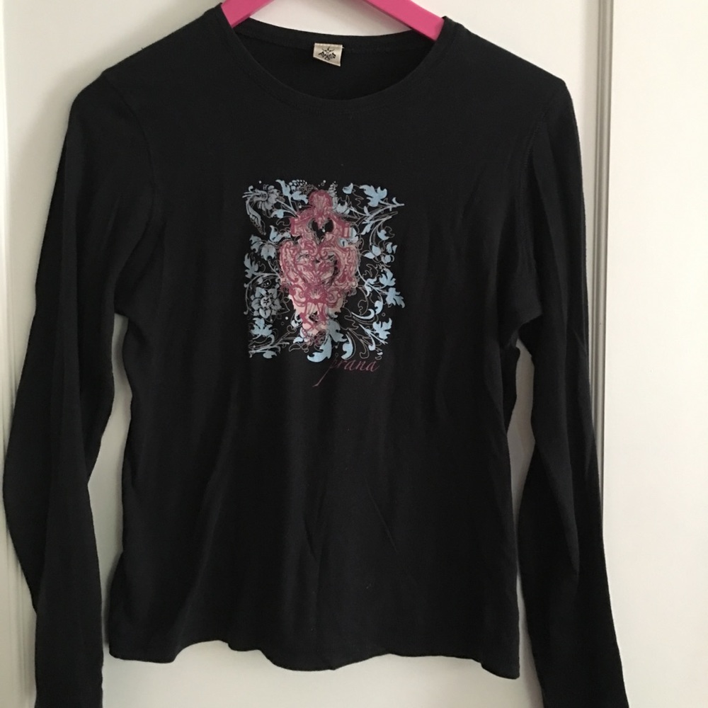 Prana black long sleeved T